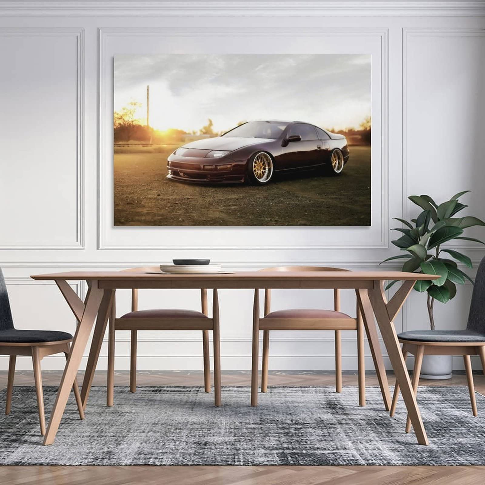 Amazon.com: TAOXIN JDM 300ZX - Póster decorativo para automóvil